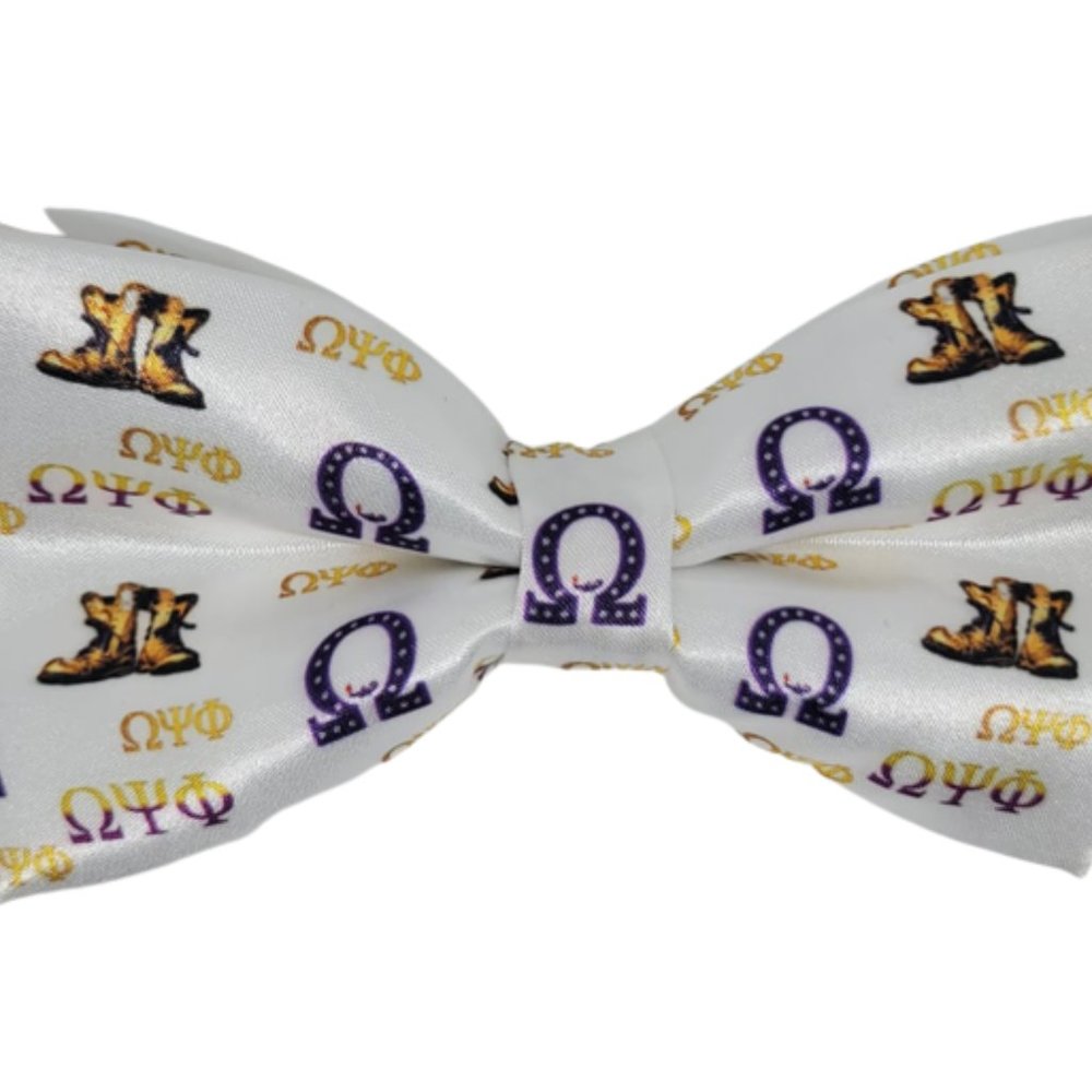 Omega Psi Phi New! Men Bow tie RQQ